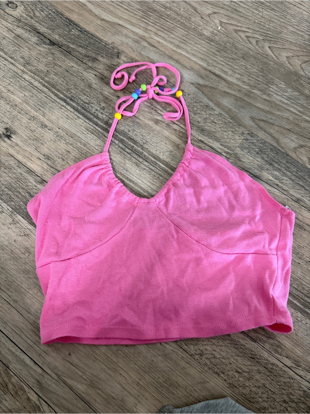 PacSun Halter Top with Bead Accents